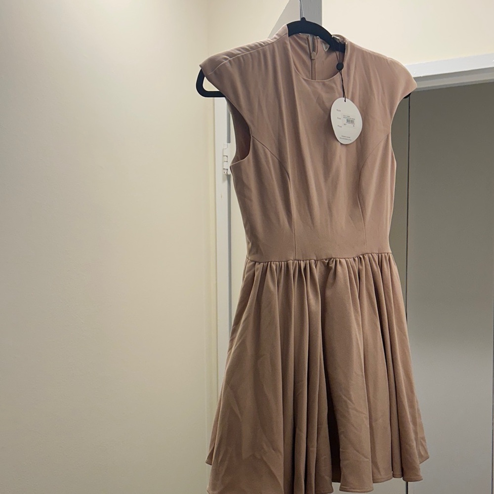 C/MEO Collective Tan Mini Dress